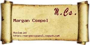 Margan Csepel névjegykártya